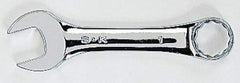 SK - 7/16" 12 Point Offset Combination Wrench - 15° Offset Angle, 4" OAL, Steel, Chrome Finish - Apex Tool & Supply