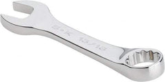 SK - 13/16" 12 Point Offset Combination Wrench - 15° Offset Angle, 6" OAL, Steel, Chrome Finish - Apex Tool & Supply