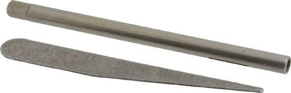 Tap Associates - #8 Inch Tap, 4 Inch Overall Length, 1/4 Inch Max Diameter, Tap Extension - 0.168 Inch Tap Shank Diameter, 1/4 Inch Extension Shank Diameter, 0.191 Inch Extension Square Size - Apex Tool & Supply