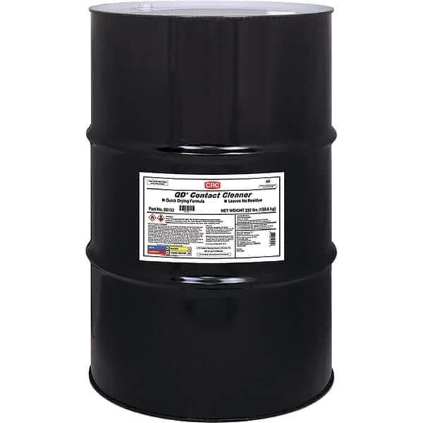 CRC - 55 Gallon Drum Contact Cleaner - 0°F Flash Point, 22,600 Volt Dielectric Strength, Flammable, Food Grade, Plastic Safe - Apex Tool & Supply