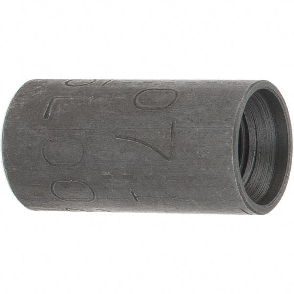 Made in USA - Size 1/8", Class 300, Steel Black Pipe Coupling - 300 psi, Threaded End Connection - Apex Tool & Supply