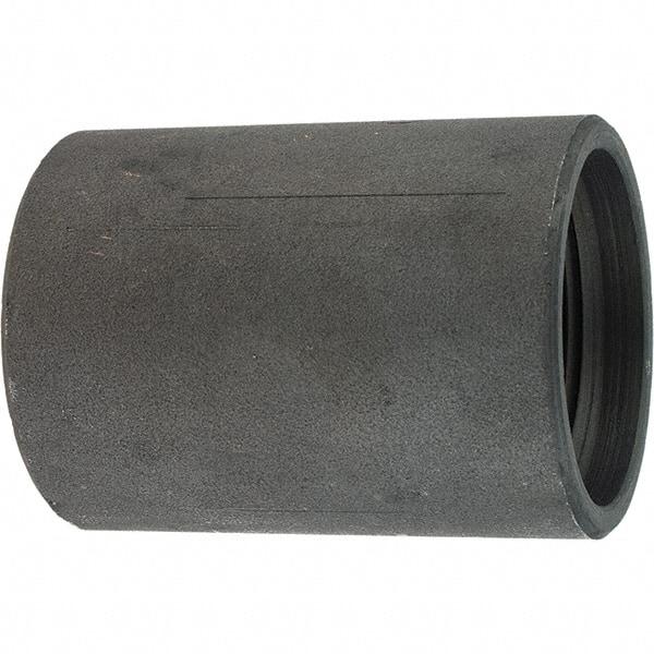 Made in USA - Size 1-1/4", Class 300, Steel Black Pipe Coupling - 300 psi, Threaded End Connection - Apex Tool & Supply