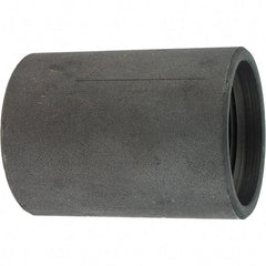 Made in USA - Size 1-1/4", Class 300, Steel Black Pipe Coupling - 300 psi, Threaded End Connection - Apex Tool & Supply