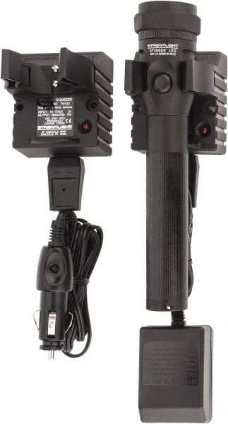 Streamlight - White LED Bulb, 400 Lumens, Industrial/Tactical Flashlight - Black Aluminum Body, 1 AA NiMH Battery Included - Apex Tool & Supply