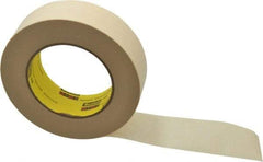 3M - 1-1/2" Wide x 60 Yd Long Tan Paper Masking Tape - Series 234, 5.9 mil Thick, 27 In/Lb Tensile Strength - Apex Tool & Supply