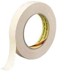 3M - 3/4" Wide x 60 Yd Long Tan Paper Masking Tape - Series 231, 7.6 mil Thick, 28 In/Lb Tensile Strength - Apex Tool & Supply