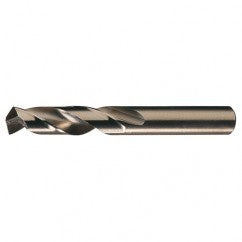 #4 RHS / RHC HSS-CO 8% (M42) 135 Degree Split Point Cobalt Heavy Duty Screw Machine Drill - Straw / Gold Oxide - Apex Tool & Supply