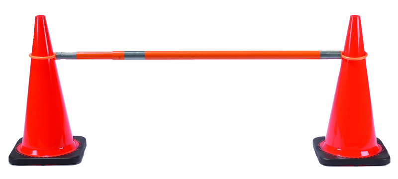 Telescoping Cone Bar Barrier - Apex Tool & Supply
