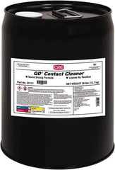 CRC - 5 Gallon Pail Contact Cleaner - 0°F Flash Point, 22,600 Volt Dielectric Strength, Flammable, Food Grade, Plastic Safe - Apex Tool & Supply