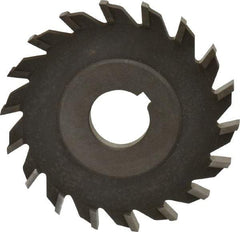 Value Collection - 16 Teeth, 4" Diam x 5/16" Width of Cut, High Speed Steel Side Milling Cutter - Straight Teeth, Uncoated - Apex Tool & Supply