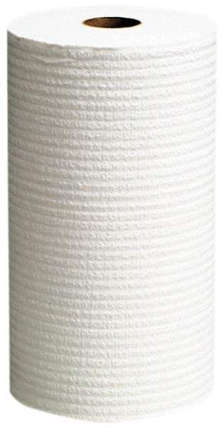 WypAll - X60 Dry Shop Towel/Industrial Wipes - Small Roll, 13-3/8" x 9-3/4" Sheet Size, White - Apex Tool & Supply