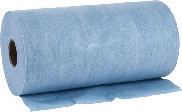 WypAll - X60 Dry Shop Towel/Industrial Wipes - Small Roll, 13-3/8" x 9-3/4" Sheet Size, Blue - Apex Tool & Supply