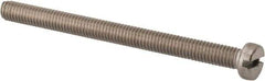 Value Collection - M6x1.00 Metric Coarse, 75mm Length Under Head Slotted Drive Machine Screw - Fillister Head, Grade 316 & A4 Stainless Steel, Uncoated, Without Washer - Apex Tool & Supply