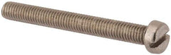 Value Collection - M8x1.25 Metric Coarse, 70mm Length Under Head Slotted Drive Machine Screw - Fillister Head, Grade 316 & A4 Stainless Steel, Uncoated, Without Washer - Apex Tool & Supply