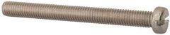 Value Collection - M8x1.25, 80mm Length Under Head Slotted Drive Machine Screw - Fillister Head, Grade 316 & A4 Stainless Steel, Uncoated, Without Washer - Apex Tool & Supply