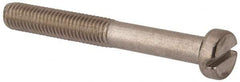 Value Collection - M10x1.50 Metric Coarse, 80mm Length Under Head Slotted Drive Machine Screw - Fillister Head, Grade 316 & A4 Stainless Steel, Uncoated, Without Washer - Apex Tool & Supply