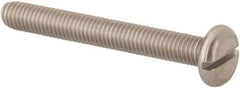 Value Collection - M5x0.80 Metric Coarse, 40mm Length Under Head Slotted Drive Machine Screw - Pan Head, Grade 316 & A4 Stainless Steel, Uncoated, Without Washer - Apex Tool & Supply