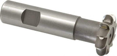 Whitney Tool Co. - 5/32" Radius, 5/16" Circle Diam, 1-5/16" Cutter Diam, Shank Connection, Convex Radius Cutter - 3/4" Shank Diam, 3-1/2" OAL, High Speed Steel, Uncoated, Profile Ground, 10 Teeth, Weldon Flat - Apex Tool & Supply