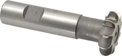 Whitney Tool Co. - 3/16" Radius, 3/8" Circle Diam, 1-3/8" Cutter Diam, Shank Connection, Convex Radius Cutter - 3/4" Shank Diam, 3-1/2" OAL, High Speed Steel, Uncoated, Profile Ground, 10 Teeth, Weldon Flat - Apex Tool & Supply