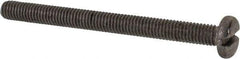 Value Collection - M6x1.00 Metric Coarse, 70mm Length Under Head Slotted Drive Machine Screw - Pan Head, Grade 316 & A4 Stainless Steel, Uncoated, Without Washer - Apex Tool & Supply