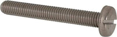Value Collection - M8x1.25, 60mm Length Under Head Slotted Drive Machine Screw - Pan Head, Grade 316 & A4 Stainless Steel, Uncoated, Without Washer - Apex Tool & Supply