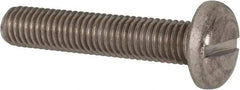 Value Collection - M10x1.50 Metric Coarse, 50mm Length Under Head Slotted Drive Machine Screw - Pan Head, Grade 316 & A4 Stainless Steel, Uncoated, Without Washer - Apex Tool & Supply