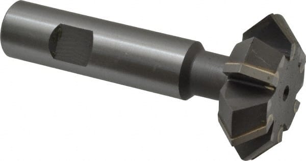 Whitney Tool Co. - 1-7/8° 1-7/8" Cut Diam, 5/8" Cut Width, 3/4" Shank, Carbide-Tipped Double-Angle Cutter - Apex Tool & Supply