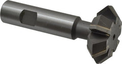 Whitney Tool Co. - 1-7/8° 1-7/8" Cut Diam, 5/8" Cut Width, 3/4" Shank, Carbide-Tipped Double-Angle Cutter - Apex Tool & Supply