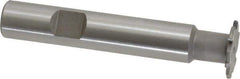 Whitney Tool Co. - 1/32" Radius, 1/16" Circle Diam, 3/4" Cutter Diam, Shank Connection, Convex Radius Cutter - 1/2" Shank Diam, 3" OAL, Carbide-Tipped, Uncoated, Profile Ground, 6 Teeth, Weldon Flat - Apex Tool & Supply