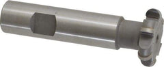 Whitney Tool Co. - 5/32" Radius, 5/16" Circle Diam, 1-5/16" Cutter Diam, Shank Connection, Convex Radius Cutter - 3/4" Shank Diam, 3-1/2" OAL, Carbide-Tipped, Uncoated, Profile Ground, 6 Teeth, Weldon Flat - Apex Tool & Supply