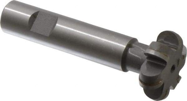 Whitney Tool Co. - 1/4" Radius, 1/2" Circle Diam, 1-1/2" Cutter Diam, Shank Connection, Convex Radius Cutter - 3/4" Shank Diam, 4" OAL, Carbide-Tipped, Uncoated, Profile Ground, 6 Teeth, Weldon Flat - Apex Tool & Supply