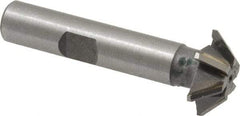Whitney Tool Co. - 3/4" Diam x 3/16" Width of Cut, 45° Included Angle, Shank Connection, Carbide Tipped Single Angle Cutter - 3/8" Shank Diam, 2-1/8" Overall Length, Right Hand Cut, Uncoated - Apex Tool & Supply