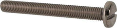 Value Collection - M10x1.50 Metric Coarse, 90mm Length Under Head Slotted Drive Machine Screw - Pan Head, Grade 316 & A4 Stainless Steel, Uncoated, Without Washer - Apex Tool & Supply