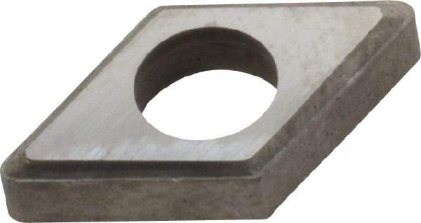 Made in USA - 3/8" Inscribed Circle, Diamond (Shape) Shim for Indexables - Carbide, 1/8" Thick, DSN Shim Style, Negative Rake - Apex Tool & Supply