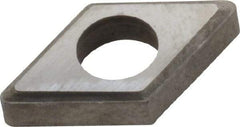Made in USA - 3/8" Inscribed Circle, Diamond (Shape) Shim for Indexables - Carbide, 1/8" Thick, DSN Shim Style, Negative Rake - Apex Tool & Supply