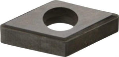 Made in USA - 1/2" Inscribed Circle, Diamond (Shape) Shim for Indexables - Carbide, 3/16" Thick, DSN Shim Style, Negative Rake - Apex Tool & Supply