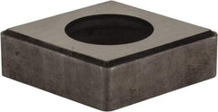 Made in USA - 3/4" Inscribed Circle, Diamond (Shape) Shim for Indexables - Carbide, 1/4" Thick, ICSN Shim Style, Negative Rake - Apex Tool & Supply