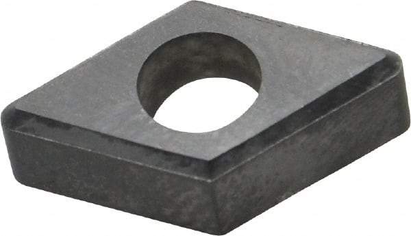 Made in USA - 1/2" Inscribed Circle, Diamond (Shape) Shim for Indexables - Carbide, 1/4" Thick, IDSN Shim Style, Negative Rake - Apex Tool & Supply