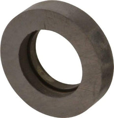 Made in USA - 1" Inscribed Circle, Round Shim for Indexables - Carbide, 1/4" Thick, IRSN Shim Style, Negative Rake - Apex Tool & Supply