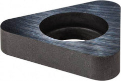 Made in USA - 5/8" Inscribed Circle, Triangle Shim for Indexables - Carbide, 3/16" Thick, ITSN Shim Style, Negative Rake - Apex Tool & Supply