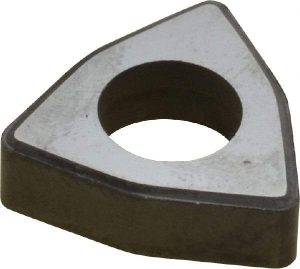 Made in USA - 1/2" Inscribed Circle, Trigon Shim for Indexables - Carbide, 3/16" Thick, IWSN Shim Style, Negative Rake - Apex Tool & Supply