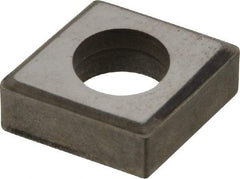 Made in USA - 1/2" Inscribed Circle, Diamond (Shape) Shim for Indexables - Carbide, 3/16" Thick, MCN Shim Style, Negative Rake - Apex Tool & Supply