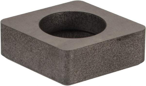 Made in USA - 1/2" Inscribed Circle, Diamond (Shape) Shim for Indexables - Carbide, 3/16" Thick, MCN Shim Style, Negative Rake - Apex Tool & Supply