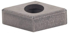 Made in USA - 1/2" Inscribed Circle, Diamond (Shape) Shim for Indexables - Carbide, 1/8" Thick, MDN Shim Style, Negative Rake - Apex Tool & Supply