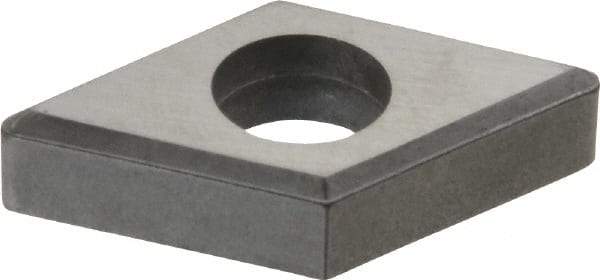 Made in USA - 1/2" Inscribed Circle, Diamond (Shape) Shim for Indexables - Carbide, 3/16" Thick, MDN Shim Style, Negative Rake - Apex Tool & Supply