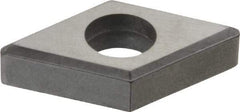 Made in USA - 1/2" Inscribed Circle, Diamond (Shape) Shim for Indexables - Carbide, 3/16" Thick, MDN Shim Style, Negative Rake - Apex Tool & Supply