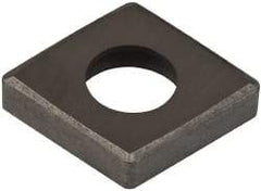 Made in USA - 1/2" Inscribed Circle, Diamond (Shape) Shim for Indexables - Carbide, 1/8" Thick, SCN Shim Style, Negative Rake - Apex Tool & Supply