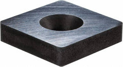 Made in USA - 3/4" Inscribed Circle, Square Shim for Indexables - Carbide, 3/16" Thick, SM Shim Style, Negative Rake - Apex Tool & Supply