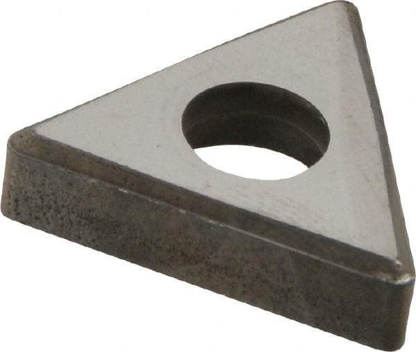 Made in USA - 1/2" Inscribed Circle, Triangle Interchangeable Head Shim for Indexables - Carbide, 3/16" Thick, SM Shim Style, Negative Rake, Left Hand, Right Hand Cut - Apex Tool & Supply