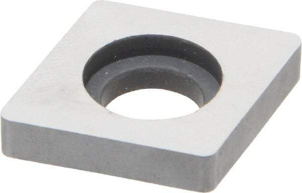 Made in USA - 3/4" Inscribed Circle, Diamond (Shape) Shim for Indexables - Carbide, 3/16" Thick, SM Shim Style, Negative Rake - Apex Tool & Supply